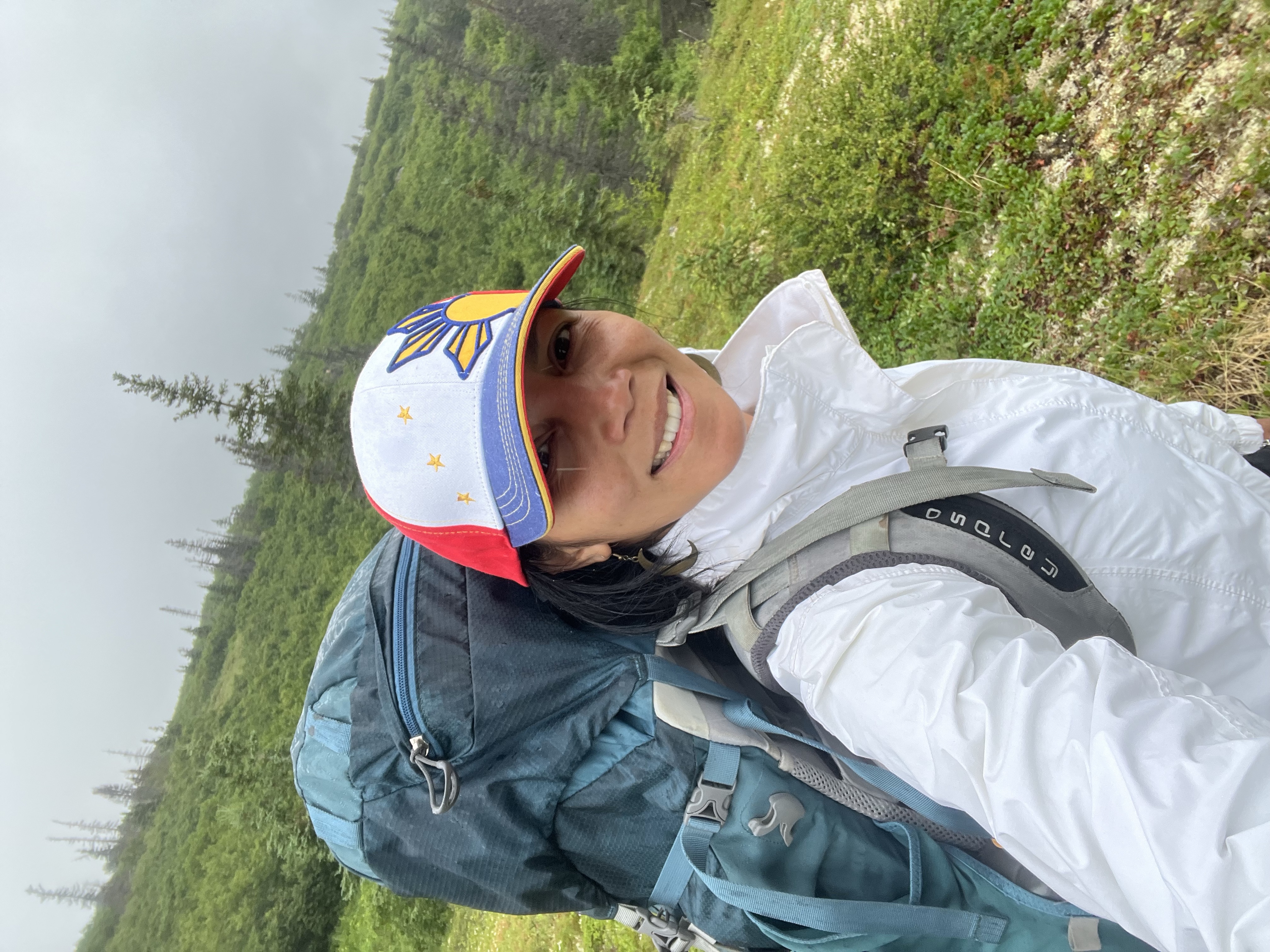 Sonia Auld, CPA — hiking in Alaska